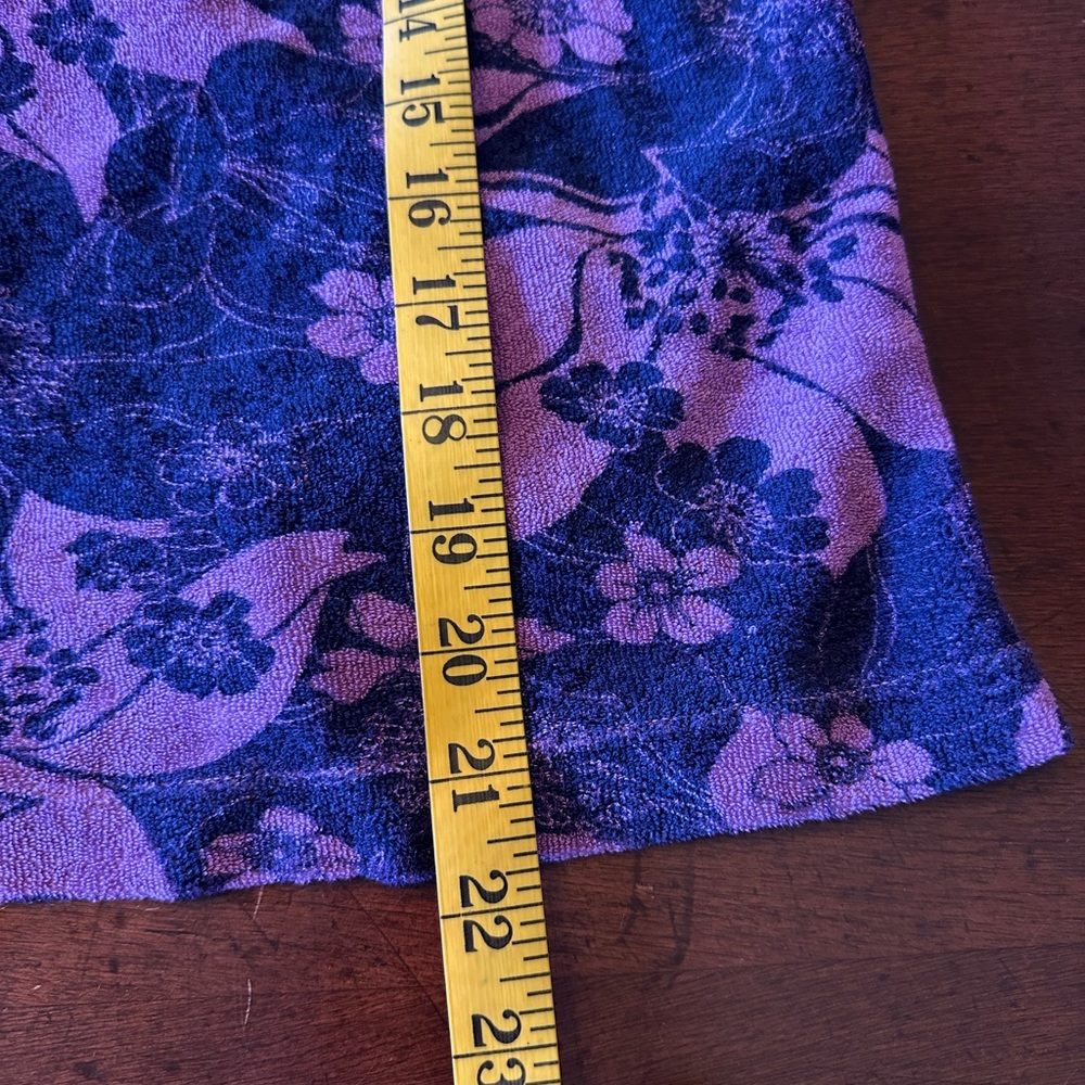 Sundry‎ NWT Size Small Retro floral button down terry cloth shirt - Picture 15 of 15